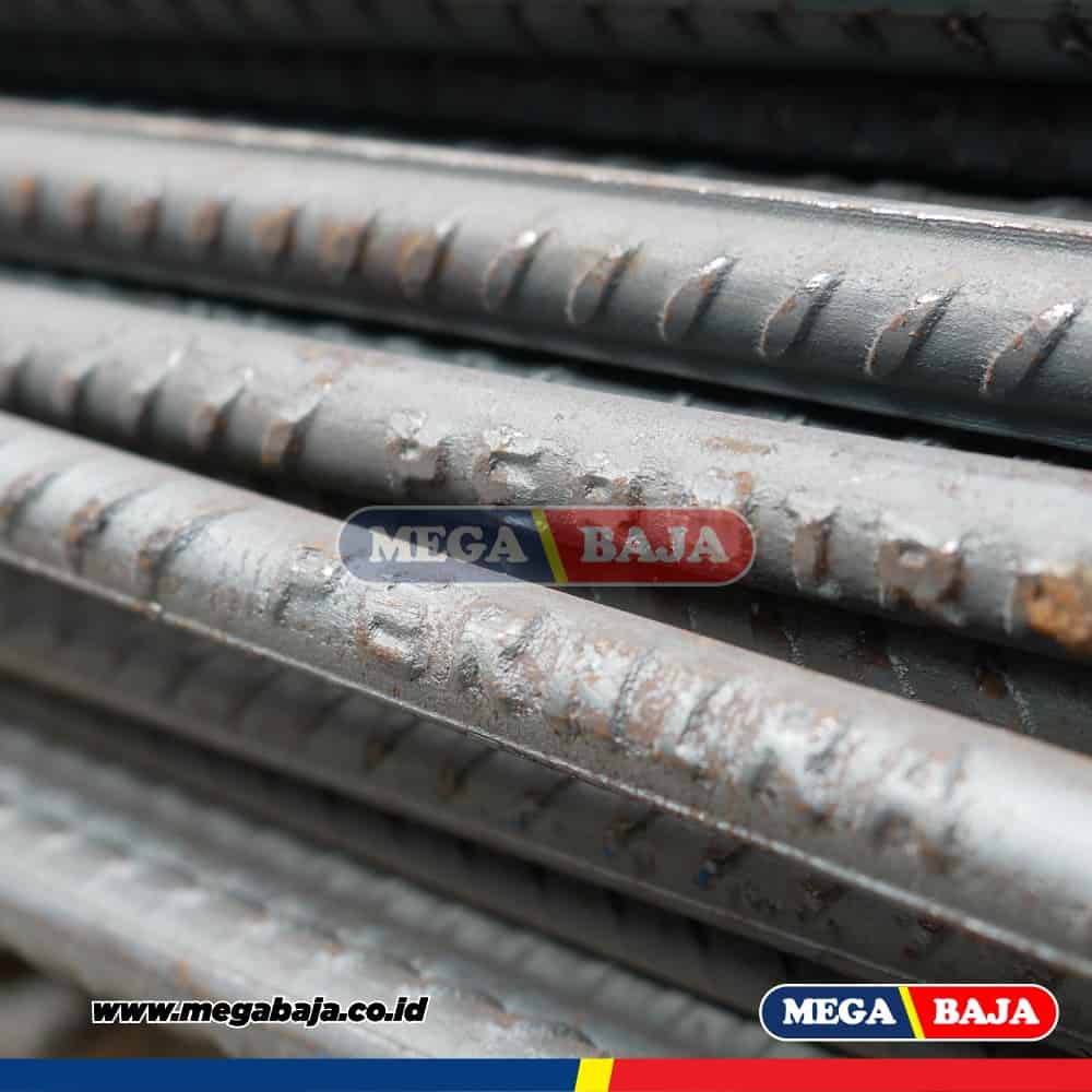 Besi Beton Ulir 25 Mm X 12 M Lurus TS 280 Mega Baja Pusat