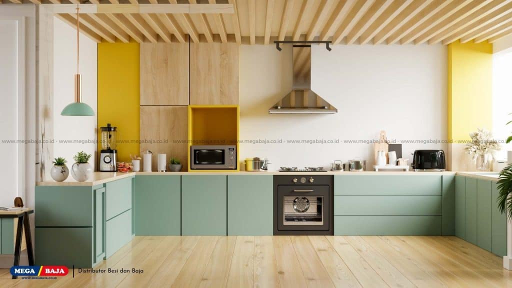 Aplikasikan Warna Cat Dapur yang Tepat