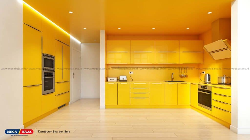 Cat Tembok Dapur Warna Kuning Cerah