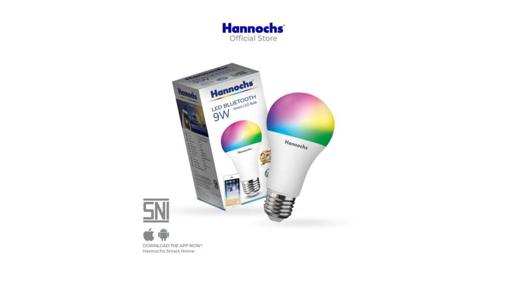 Hannochs Smart Bulb LED Bluetooth 9 Watt RGB