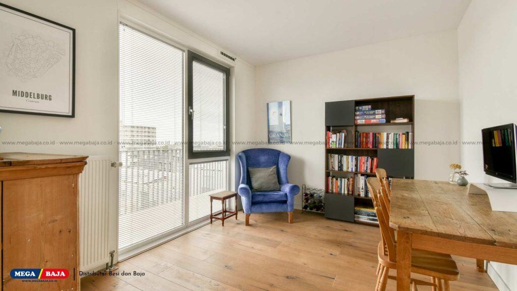 Menambahkan Rak Buku Minimalis