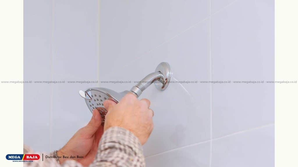 Menggunakan Wall Shower