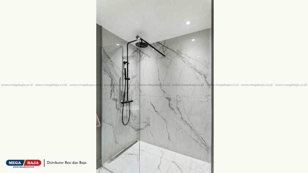 Tinggi Ideal Kran Shower