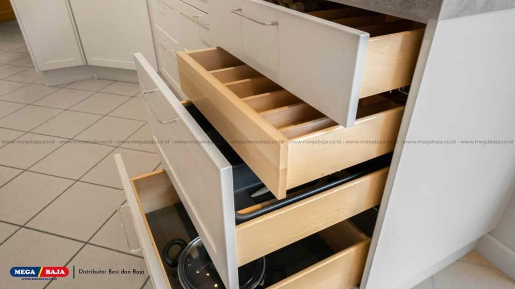 Gunakan Rak Tarik untuk Akses Mudah