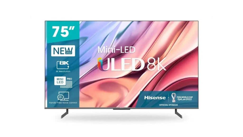 Hisense 75" Mini LED 8K U80H Android TV, 75U80H