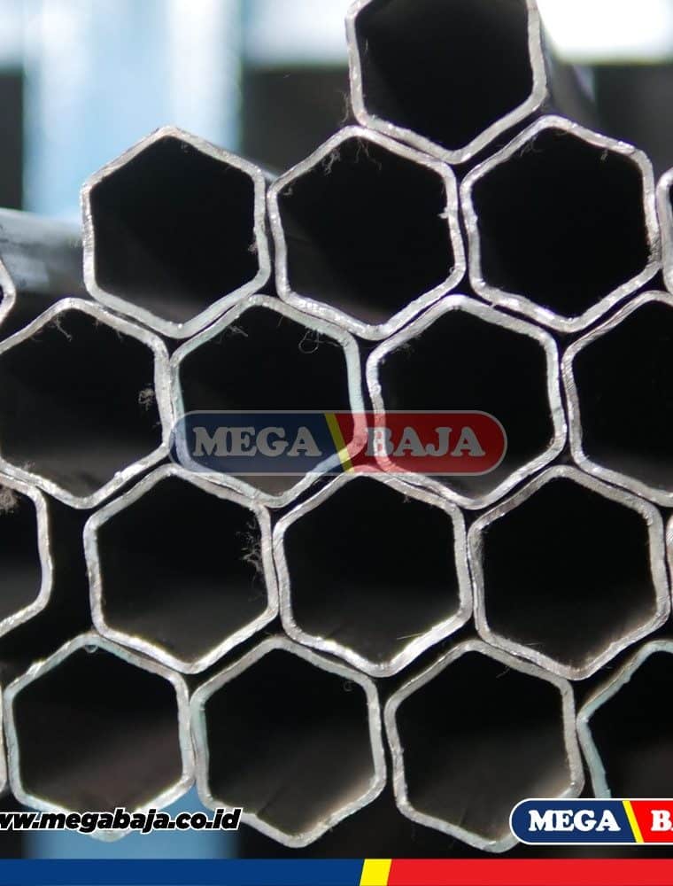 Pipa Galvanis Hexagonal 1 1/4" - Grade Biru