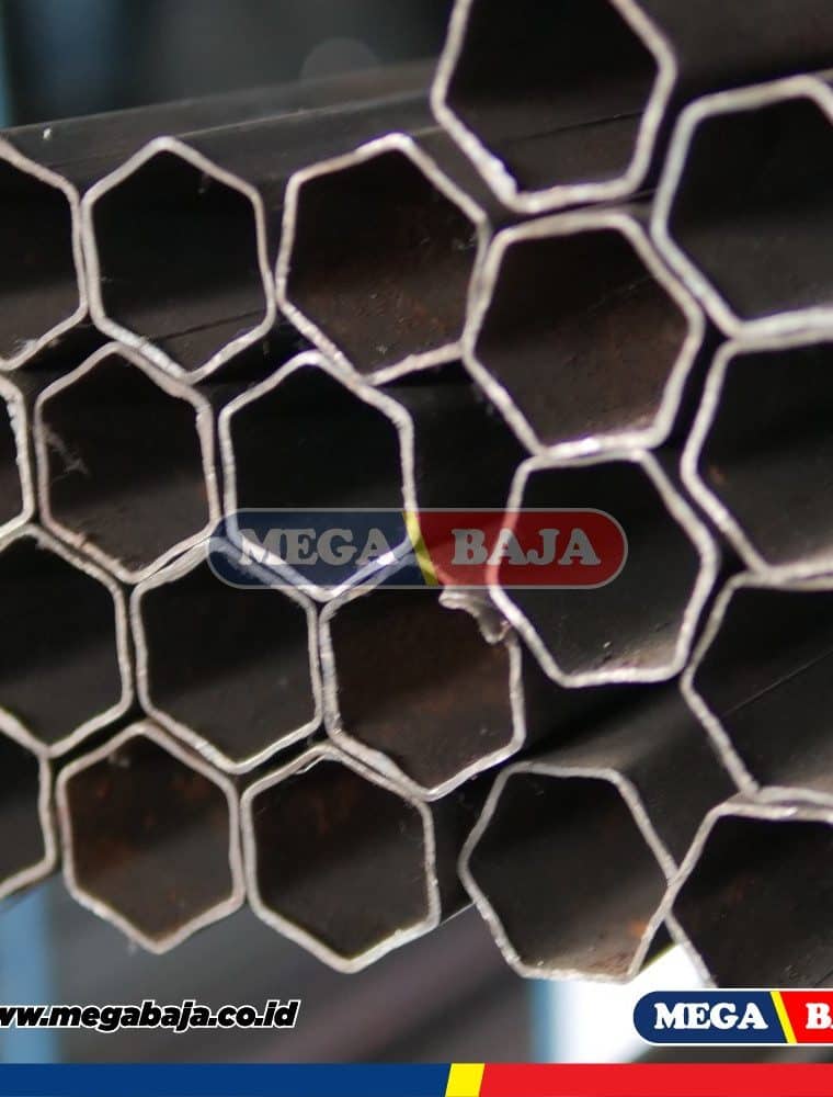 Pipa Galvanis Hexagonal 2" - Grade Merah