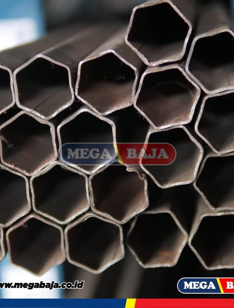 Pipa Galvanis Hexagonal 3" - 2,5MM