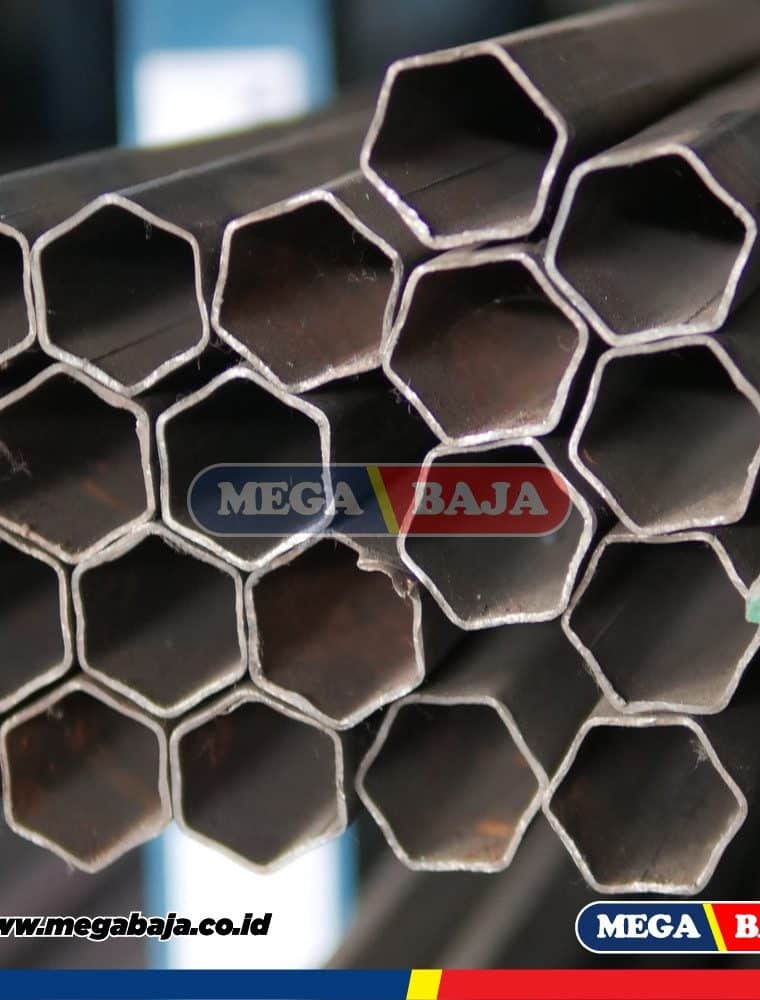Pipa Galvanis Hexagonal 4" - Grade Biru