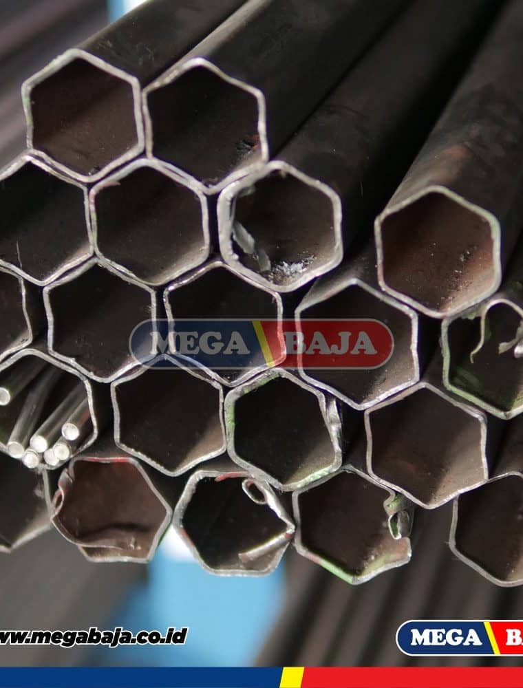 Pipa Galvanis Hexagonal 4" - Grade Hijau Muda