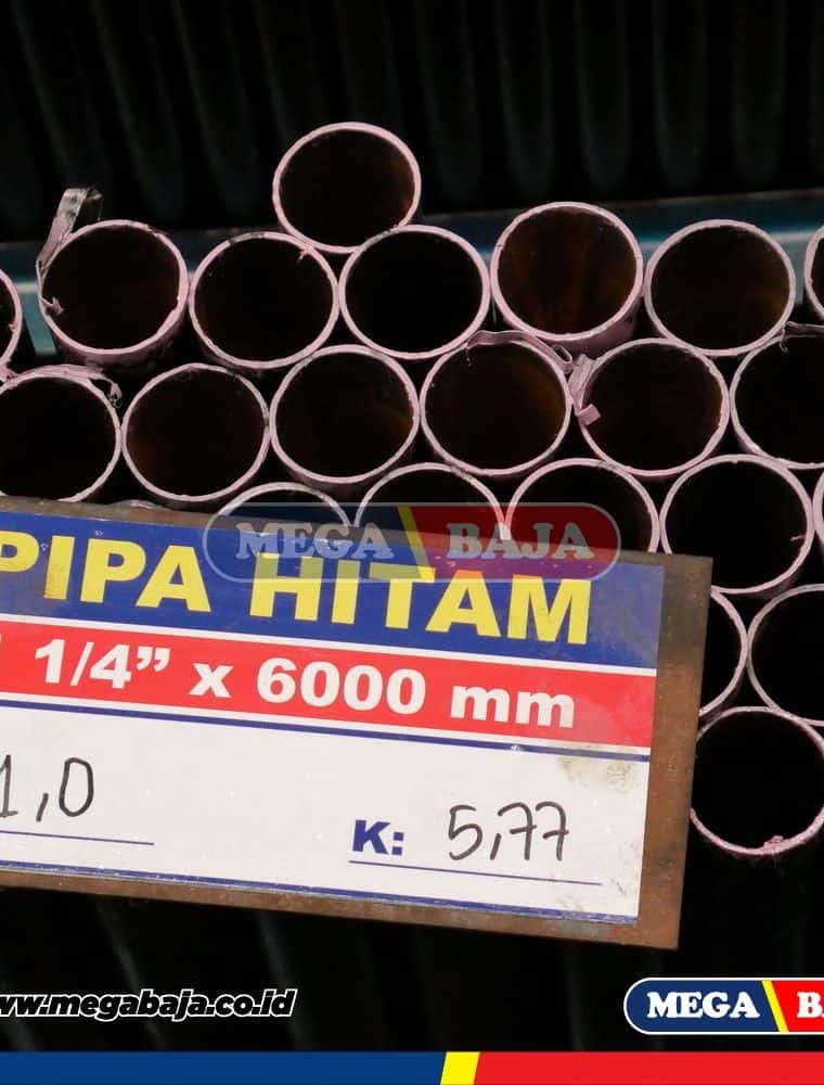 PIPA HITAM 1 1/2 X 6 SPINDO MEDIUM SNI