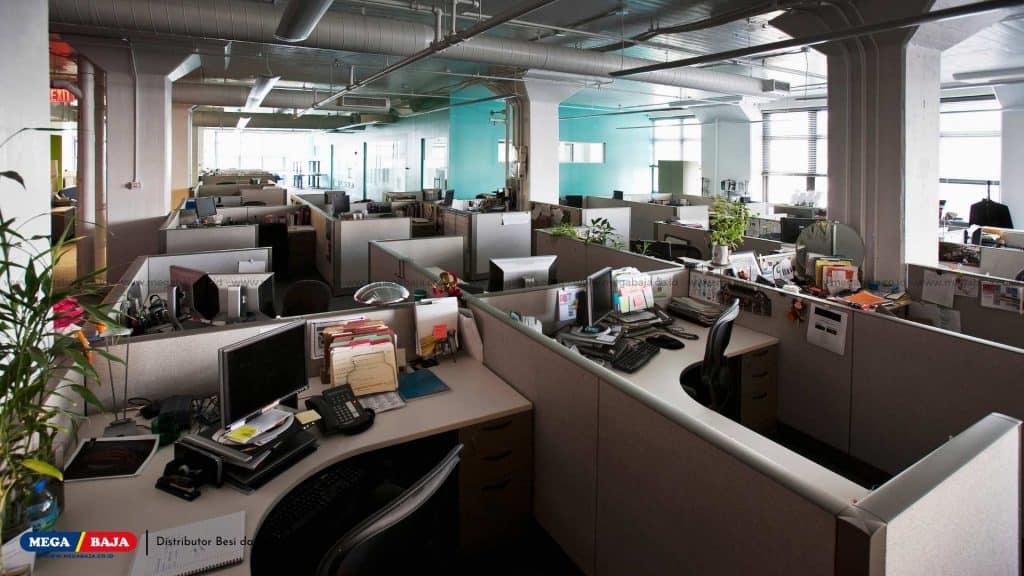 Cubicle Type Office (Tata Ruang Kantor Bersekat)