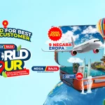 Sobat Mega Baja menikmati perjalanan eksklusif, Mega Baja World Tour, perjalanan dari Nusantara ke Mancanegara.