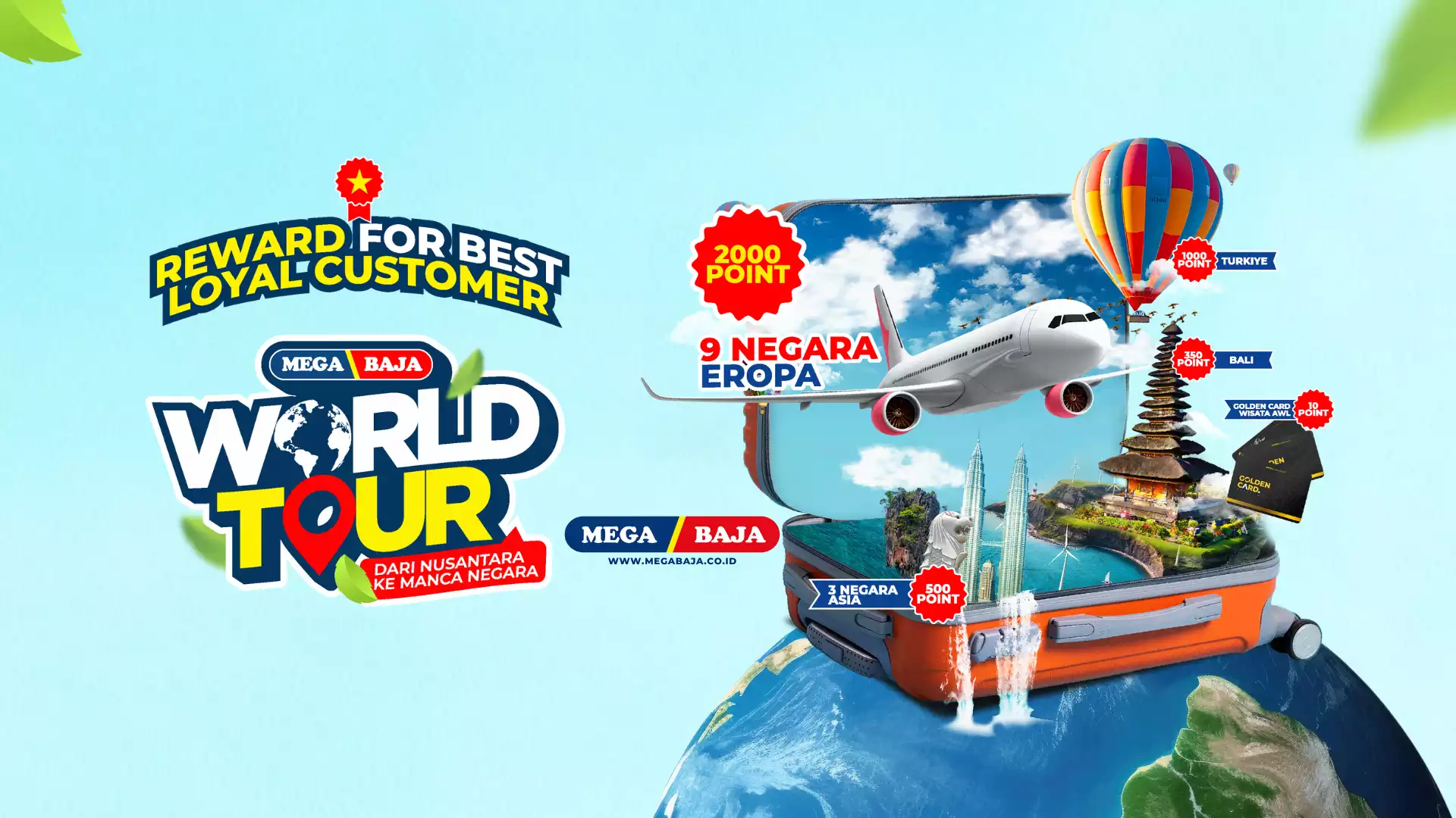 MEGA BAJA WORLD TOUR : Dari Nusantara ke Mancanegara