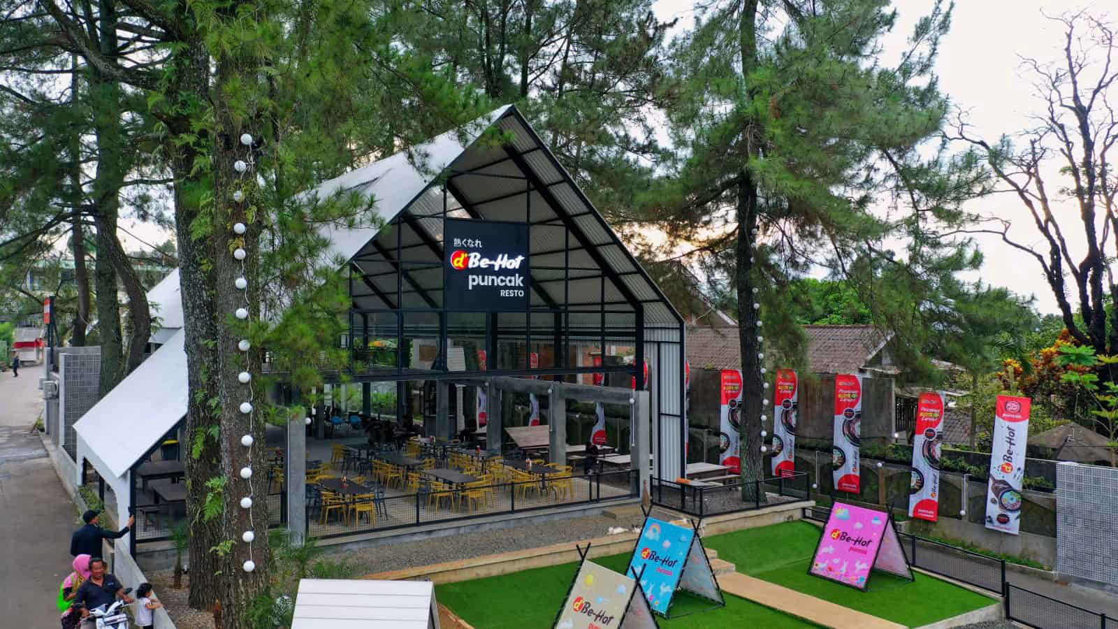 Mega Shield - penggunaan atap restoran