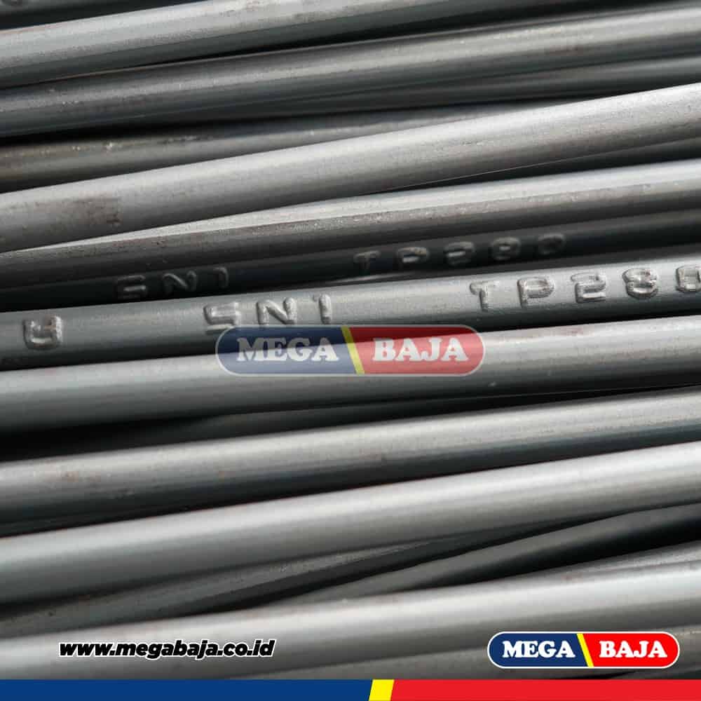 Besi Beton LTS Polos 8 mm X 12 M - Tekuk TP 280