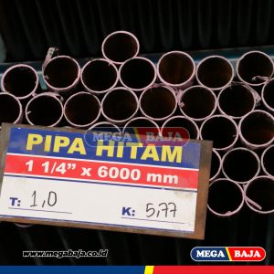 PIPA HITAM 3/4 X 6 SPINDO MEDIUM SNI