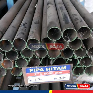 Pipa hitam seamless 2 1/2" x 6 mtr SCH 40